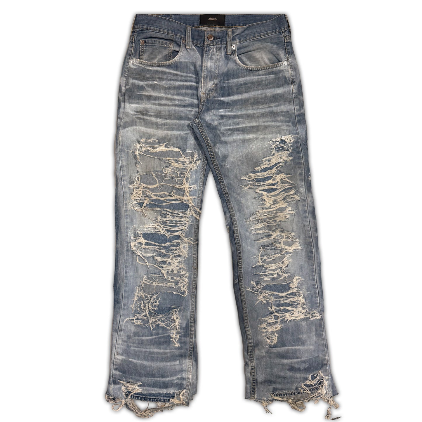 HEAVY DISTRESSED DENIMS
