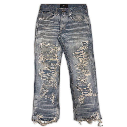 HEAVY DISTRESSED DENIMS