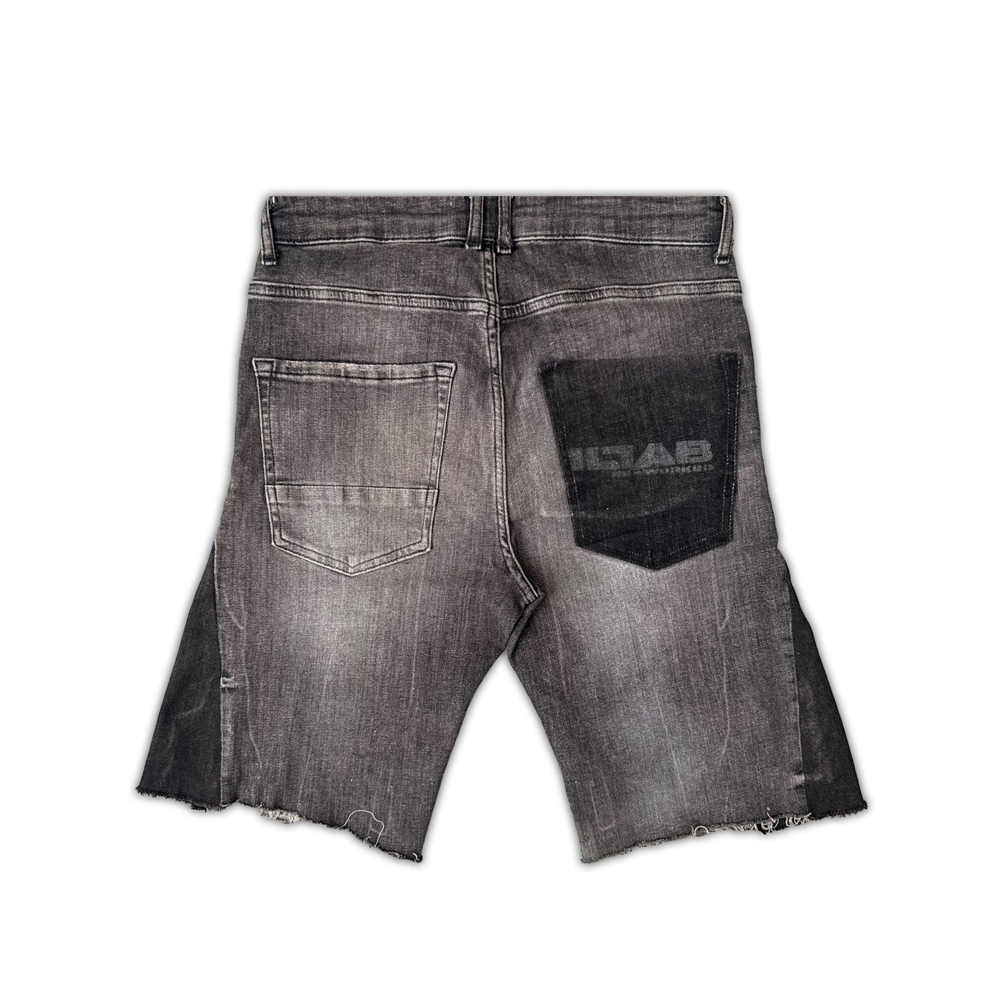 DISTRESSED BANDANA JORTS
